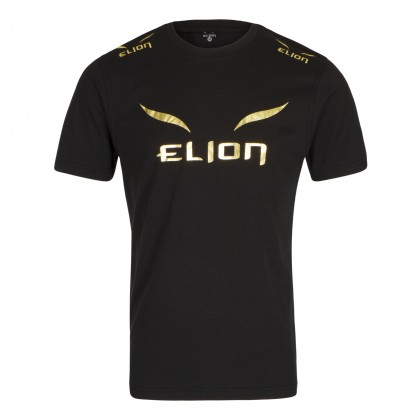 T-shirt elion ring walk noir/or