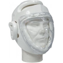 Casque Blanc avec Masque de protection