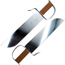 Couteaux papillon chinois en acier pour l'entraînement